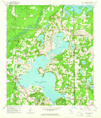 HiRes Interactive Map of Lake Jackson, Leon County, FL in 1963 Pastmaps